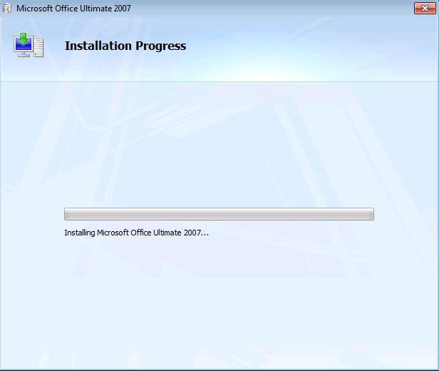 Install Outlook 2007