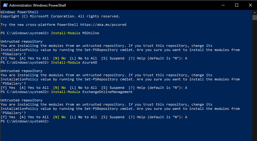 Installation Procedure