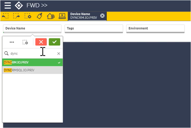 Search for CRM server