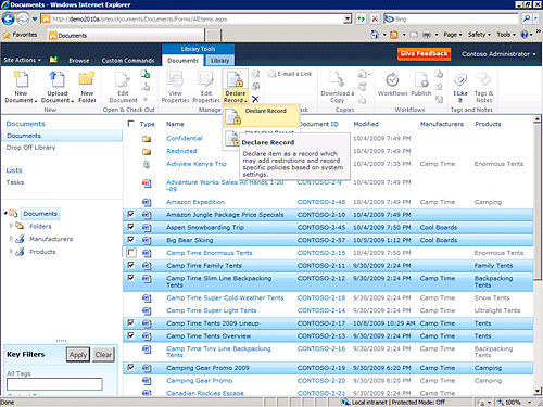 SharePoint as a document and information repository