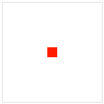 Red Rectangle Drawn with Fabric or Native Canvas Methods