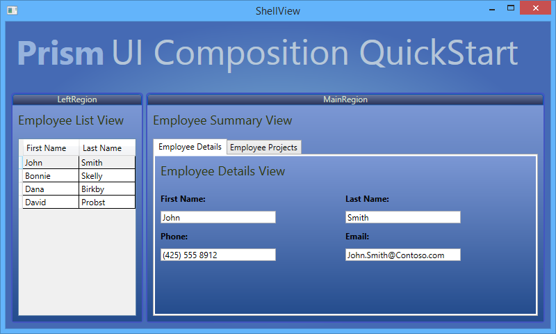 UI Composition QuickStart