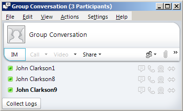 Group conversation