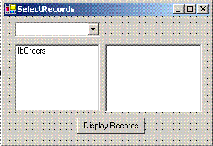 SelectRecords form