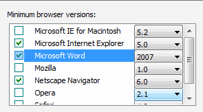 Validation schema in Dreamweaver
