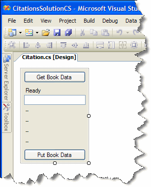 The completed Citation user control