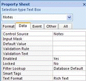 Setting the Text Format property to Rich Text