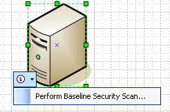 Smart tag with Perform Baseline Security Scan