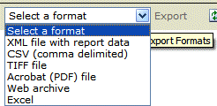 Reporting Services export options