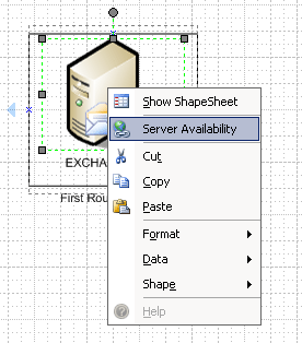 A hyperlink to the Server Availability report