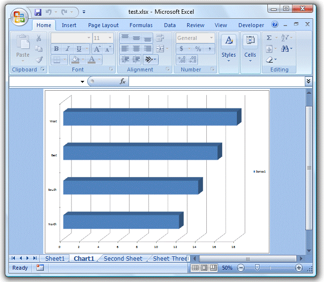 Sample document with four sheets