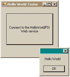 Running the Hello World Tester application