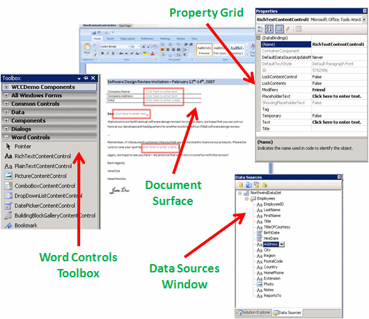 Customizing Word 2007 content controls