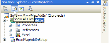 Show All Files of the solution