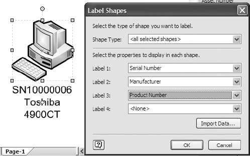 Label Shapes add-in