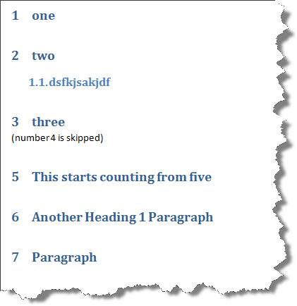 Number 4 is skipped