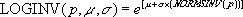 Inverse of the lognormal distribution function