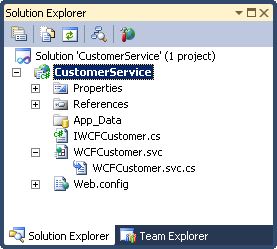 Renaming Service1.svc and IService1.cs