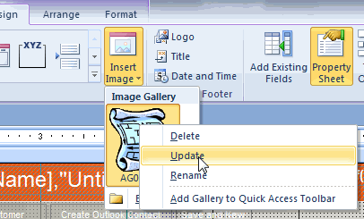 Update the existing image