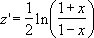 Equation for the Fisher transformation