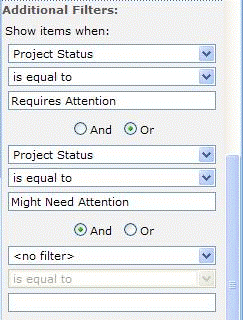 Set filters