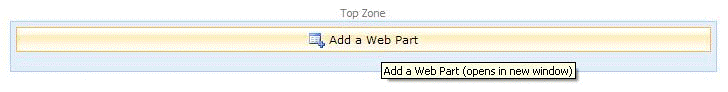 Add a Web Part to a Web Part zone