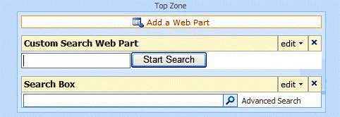 Custom Search Web Part