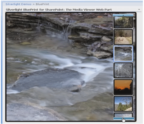Silverlight picture viewer sample