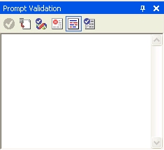 Prompt Validation toolbar