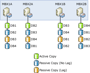 Database Copy Layout for Contoso, Ltd