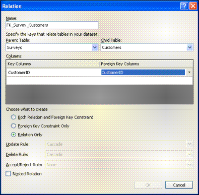 The Relation dialog box (click to see larger image)