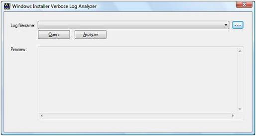 Windows Installer Verbose Log Analyzer