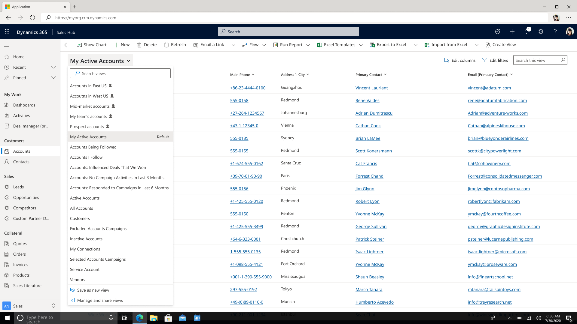 Enhanced view selector.