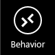 Icon for the Behavior category of properties