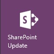 Button to add a SharePoint Update control