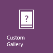 Icon for the vertical custom gallery