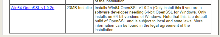 download OpenSSL installer
