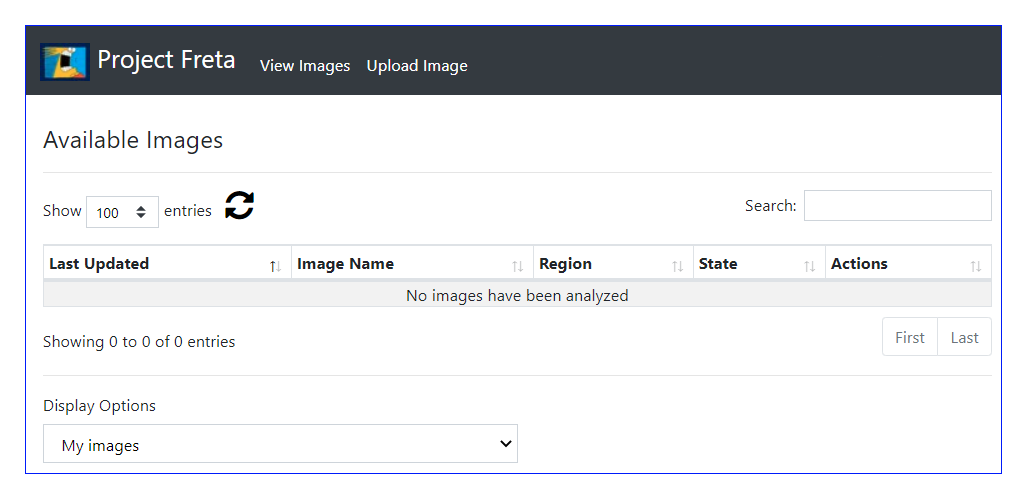 Using The Portal Initial View