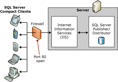 Single-server topology