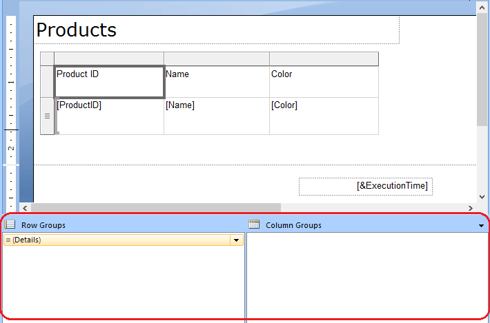 Grouping Pane