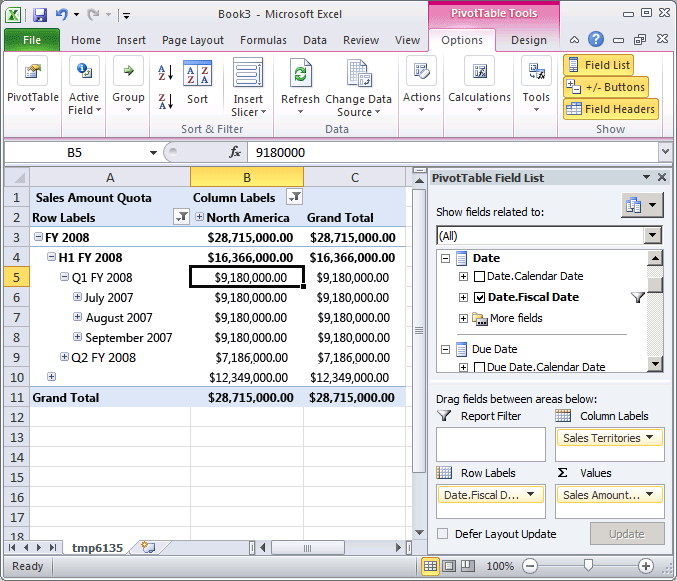 Sales Quota measure group dimensioned correctly Sales Quota measure group dimensioned correctly