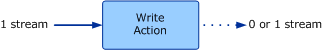 Conceptual view of write action module