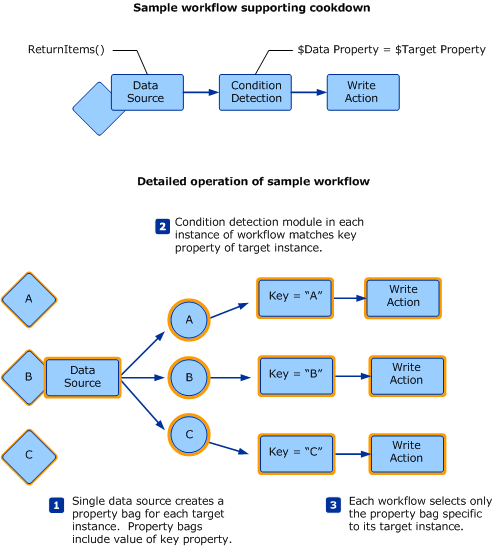 Conceptual view of workflow supporting cookdown