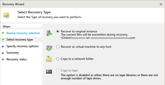 image2 for Recover Hyper-V and virtual machines topic