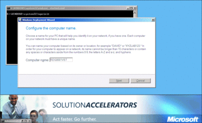 Figure 1 BDD 2007 Lite Touch Deployment Wizard