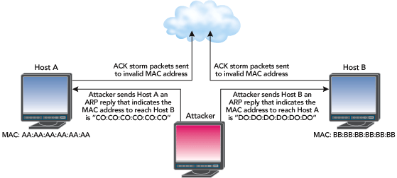 Figure 8 Stopping a TCP ACK Storm