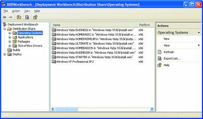 Figure 3 BDDWorkbench Helps You Manage Multiple Deployment Scenarios