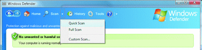 Figure 8 Choose the Type of Scan