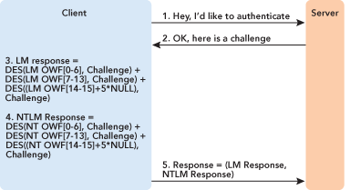 Figure 2 LM and NTLM Response Computation