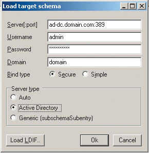 Figure 7 Loading the Target Schema